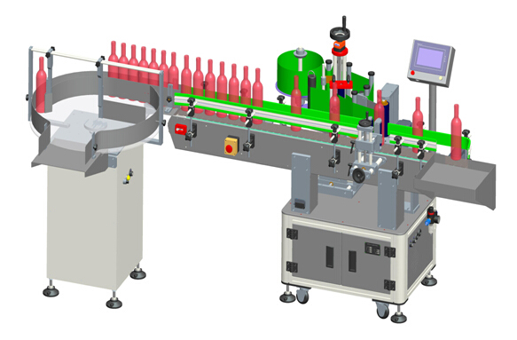 Automatikus függőleges vörösbor átlátszó címkék A címkéző gép részletei